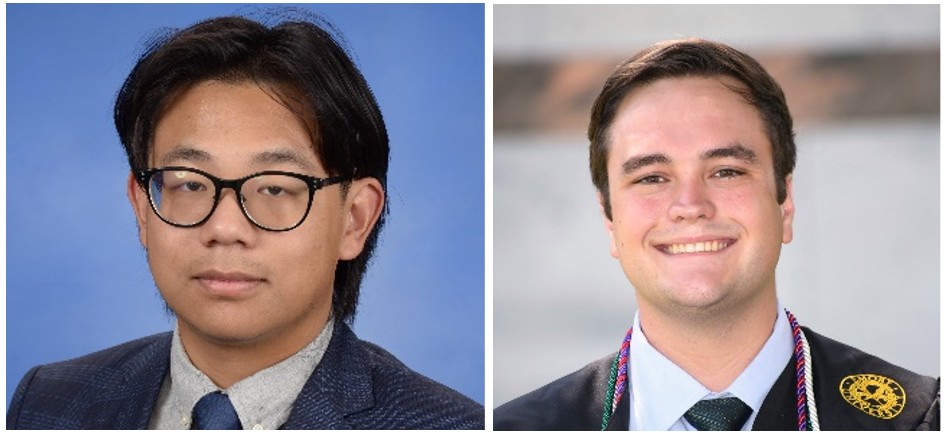 Congratulations to our 1st year PhD students, Sam Chen and Will Presson, on passing their qualifying exams!